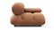 Bellini Module - Mario Bellini Module, Right Arm, Tan Vegan Leather