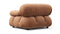 Bellini Module - Mario Bellini Module, Right Arm, Tan Vegan Leather