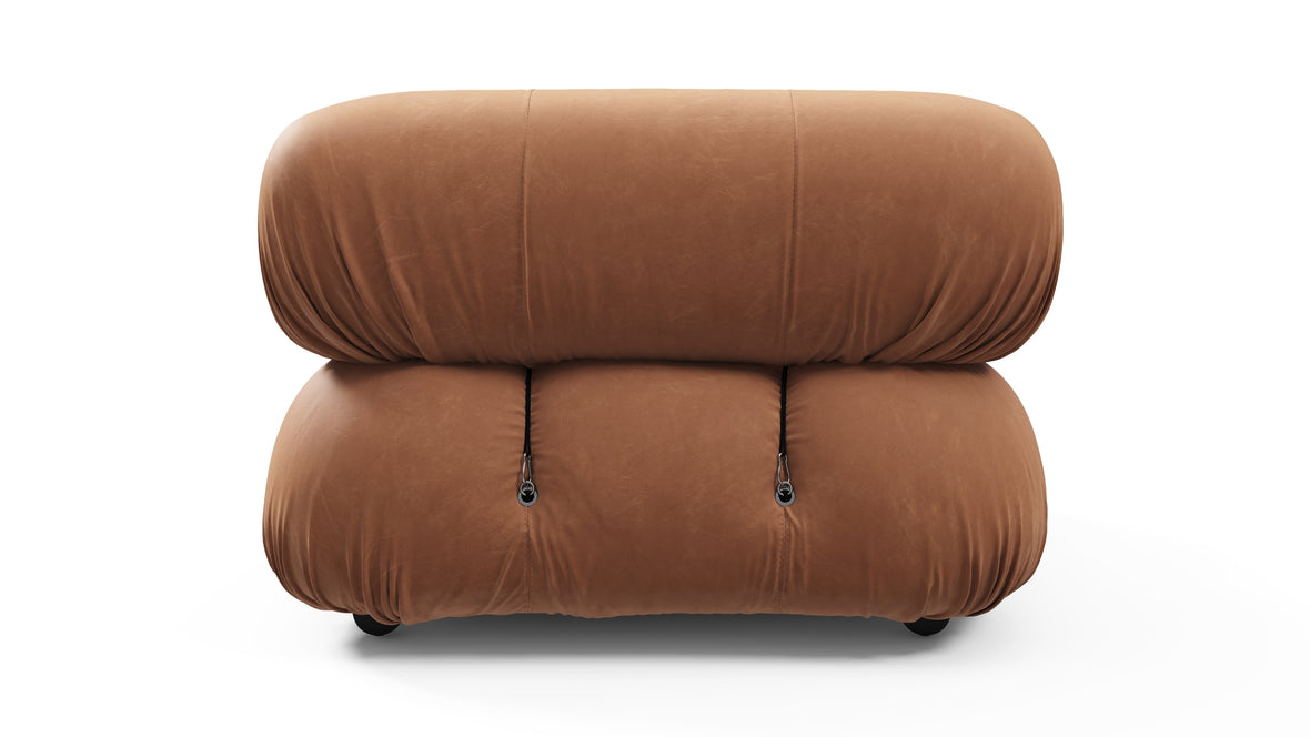 Bellini Module - Mario Bellini Module, Right Arm, Tan Vegan Leather
