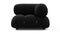 Bellini Module - Mario Bellini Module, Right Corner, Black Boucle
