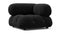 Bellini Module - Mario Bellini Module, Right Corner, Black Boucle