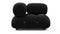 Bellini Module - Mario Bellini Module, Right Corner, Black Boucle