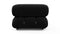 Bellini Module - Mario Bellini Module, Right Corner, Black Boucle