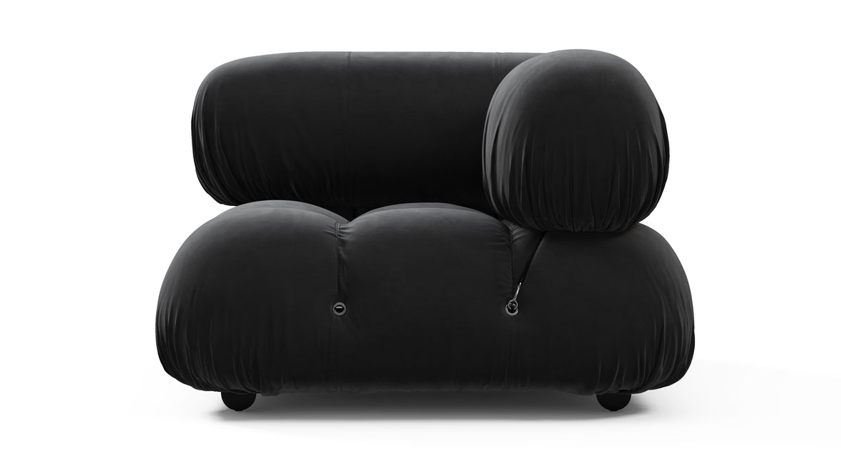 Bellini Module - Mario Bellini Module, Right Corner, Black Velvet