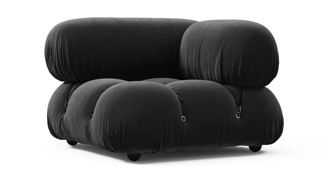 Bellini Module - Mario Bellini Module, Right Corner, Black Velvet