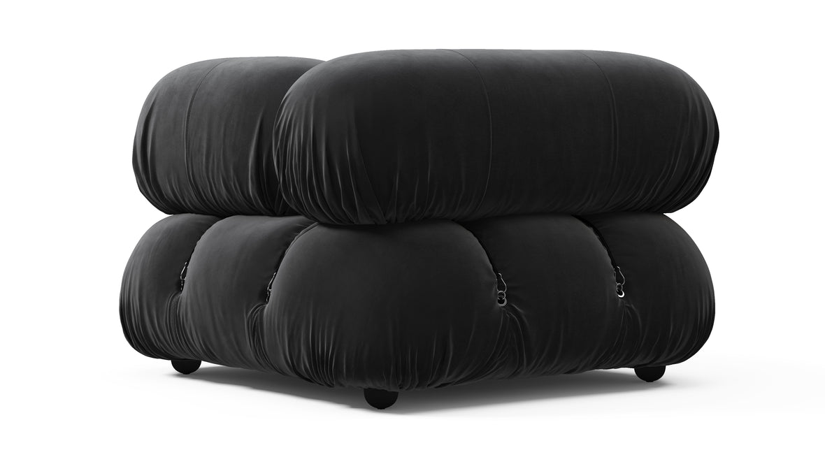 Bellini Module - Mario Bellini Module, Right Corner, Black Velvet