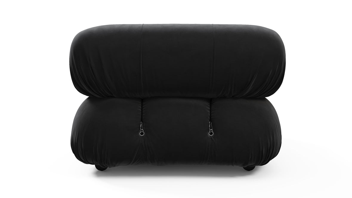 Bellini Module - Mario Bellini Module, Right Corner, Black Velvet