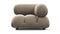 Bellini Module - Mario Bellini Module, Right Corner, Greige Velvet