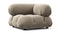 Bellini Module - Mario Bellini Module, Right Corner, Greige Velvet