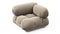 Bellini Module - Mario Bellini Module, Right Corner, Greige Velvet