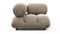Bellini Module - Mario Bellini Module, Right Corner, Greige Velvet