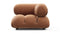 Bellini Module - Mario Bellini Module, Right Corner, Tan Vegan Leather