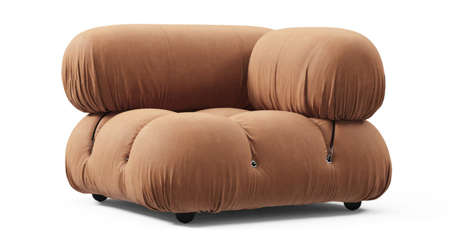 Bellini Module - Mario Bellini Module, Right Corner, Tan Vegan Leather