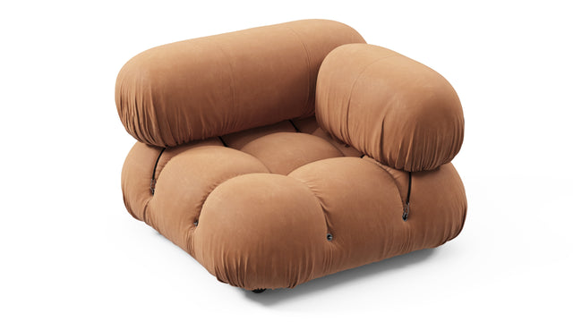 Bellini Module - Mario Bellini Module, Right Corner, Tan Vegan Leather
