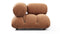 Bellini Module - Mario Bellini Module, Right Corner, Tan Vegan Leather