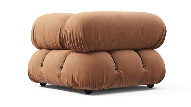 Bellini Module - Mario Bellini Module, Right Corner, Tan Vegan Leather