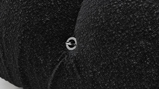 Bellini Ottoman - Mario Bellini Ottoman, Black Boucle