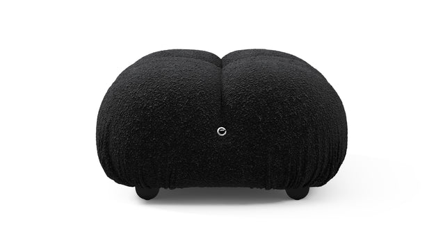 Bellini Ottoman - Mario Bellini Ottoman, Black Boucle