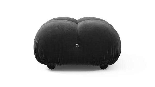 Bellini Ottoman - Mario Bellini Ottoman, Black Velvet