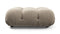 Bellini Ottoman - Mario Bellini Ottoman, Greige Velvet