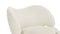 Pelican - Pelican Lounge Chair, White Sherpa and Walnut