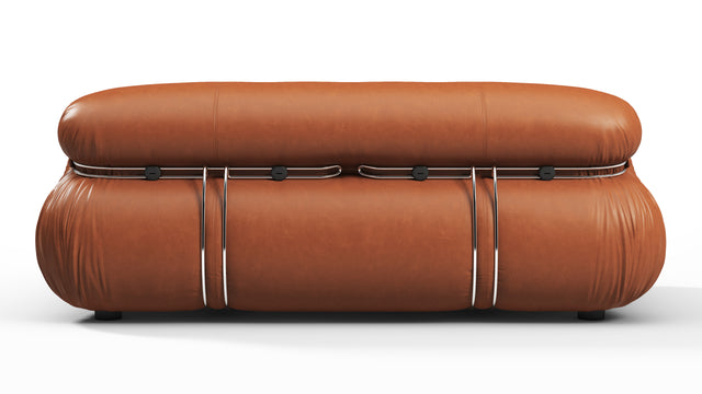 Soriana - Soriana Two Seater Sofa, Tan Premium Leather