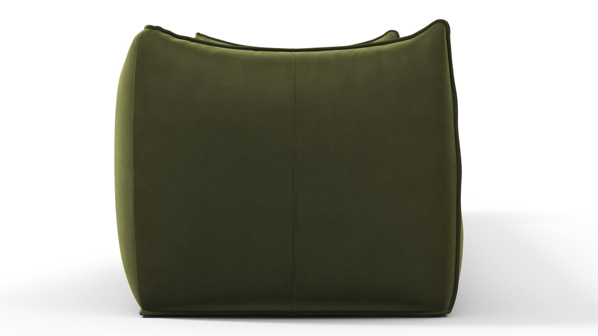 Bambole - Mario Bellini Bambole Three Seater Sofa, Thyme Luxe Velvet