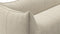 Bambole - Mario Bellini Bambole Three Seater Sofa, Eggshell Vegan Suede