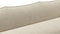 Bambole - Mario Bellini Bambole Three Seater Sofa, Eggshell Vegan Suede