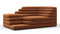 Terrazza - Terrazza Sofa, Right Arm, Burnt Orange Vegan Suede