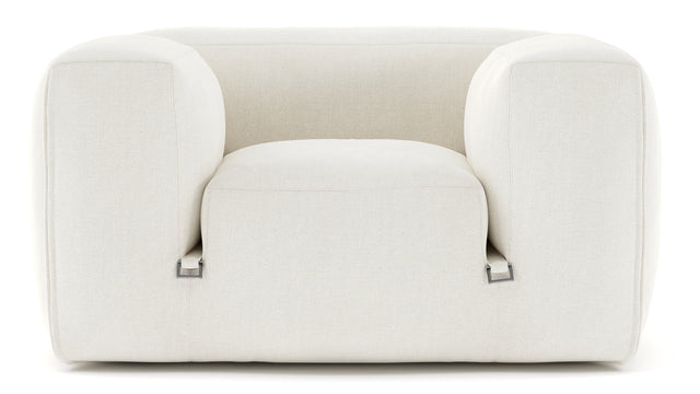 Le Mura - Le Mura Lounge Armchair, Natural Linen