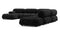 Bellini Large Sectional - Mario Bellini Large Sectional, Right Corner, Black Boucle