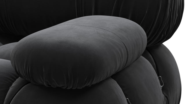 Bellini Large Sectional - Mario Bellini Large Sectional, Left Corner, Black Velvet