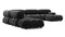 Bellini Large Sectional - Mario Bellini Large Sectional, Left Corner, Black Velvet
