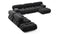 Bellini Large Sectional - Mario Bellini Large Sectional, Left Corner, Black Velvet