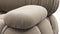 Bellini Large Sectional - Mario Bellini Large Sectional, Left Corner, Greige Velvet