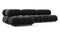 Bellini Sectional - Mario Bellini Sectional, Left Chaise, Black Velvet