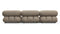 Bellini Sectional - Mario Bellini Sectional, Left Chaise, Greige Velvet