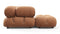 Bellini Sectional - Mario Bellini Sectional, Left Chaise, Tan Vegan Leather