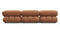 Bellini Sectional - Mario Bellini Sectional, Left Chaise, Tan Vegan Leather