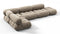 Bellini Sectional - Mario Bellini Sectional, Left Corner, Greige Velvet