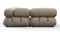 Bellini Sectional - Mario Bellini Sectional, Left Corner, Greige Velvet