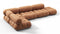 Bellini Sectional - Mario Bellini Sectional, Left Corner, Tan Vegan Leather