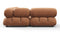 Bellini Sectional - Mario Bellini Sectional, Left Corner, Tan Vegan Leather