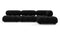 Bellini Sectional - Mario Bellini Sectional, Right Chaise, Black Boucle