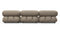Bellini Sectional - Mario Bellini Sectional, Right Chaise, Greige Velvet