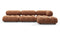 Bellini Sectional - Mario Bellini Sectional, Right Chaise, Tan Vegan Leather