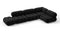 Bellini Sectional - Mario Bellini Sectional, Right Corner, Black Boucle