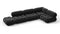 Bellini Sectional - Mario Bellini Sectional, Right Corner, Black Velvet