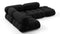 Bellini Sectional - Mario Bellini Sectional, Small Left Corner, Black Boucle